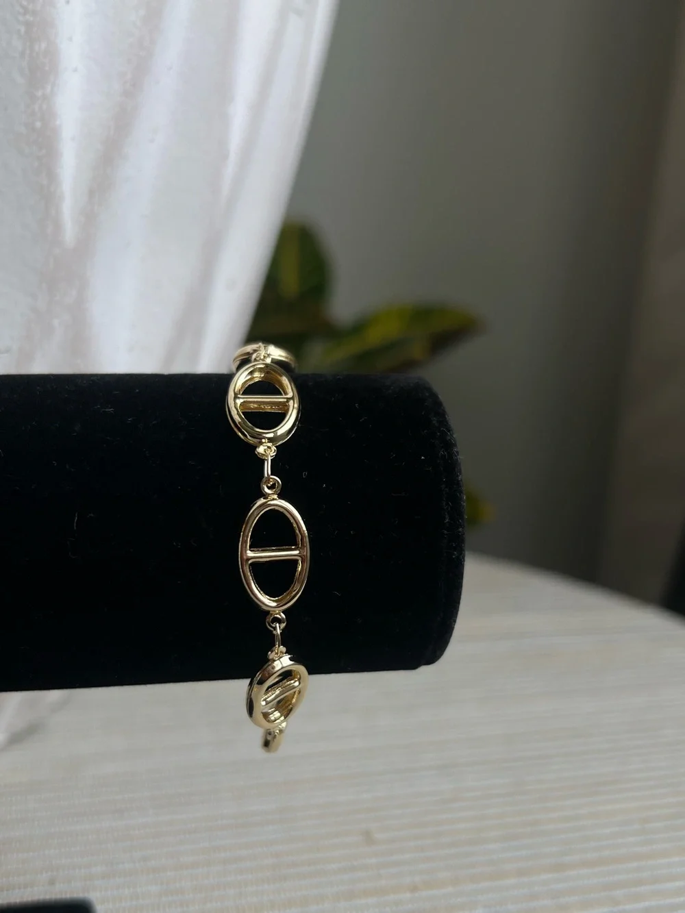 Gold Link DD Bracelet